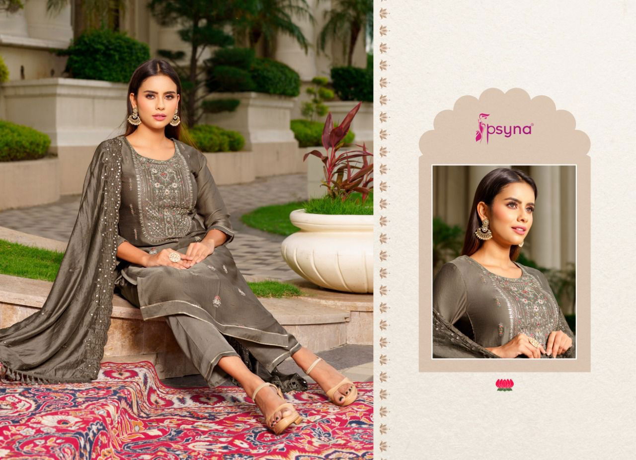 Psyna Gulshan Fancy Ethnic Wear Wholesale Readymade Salwar Suits Catalog
